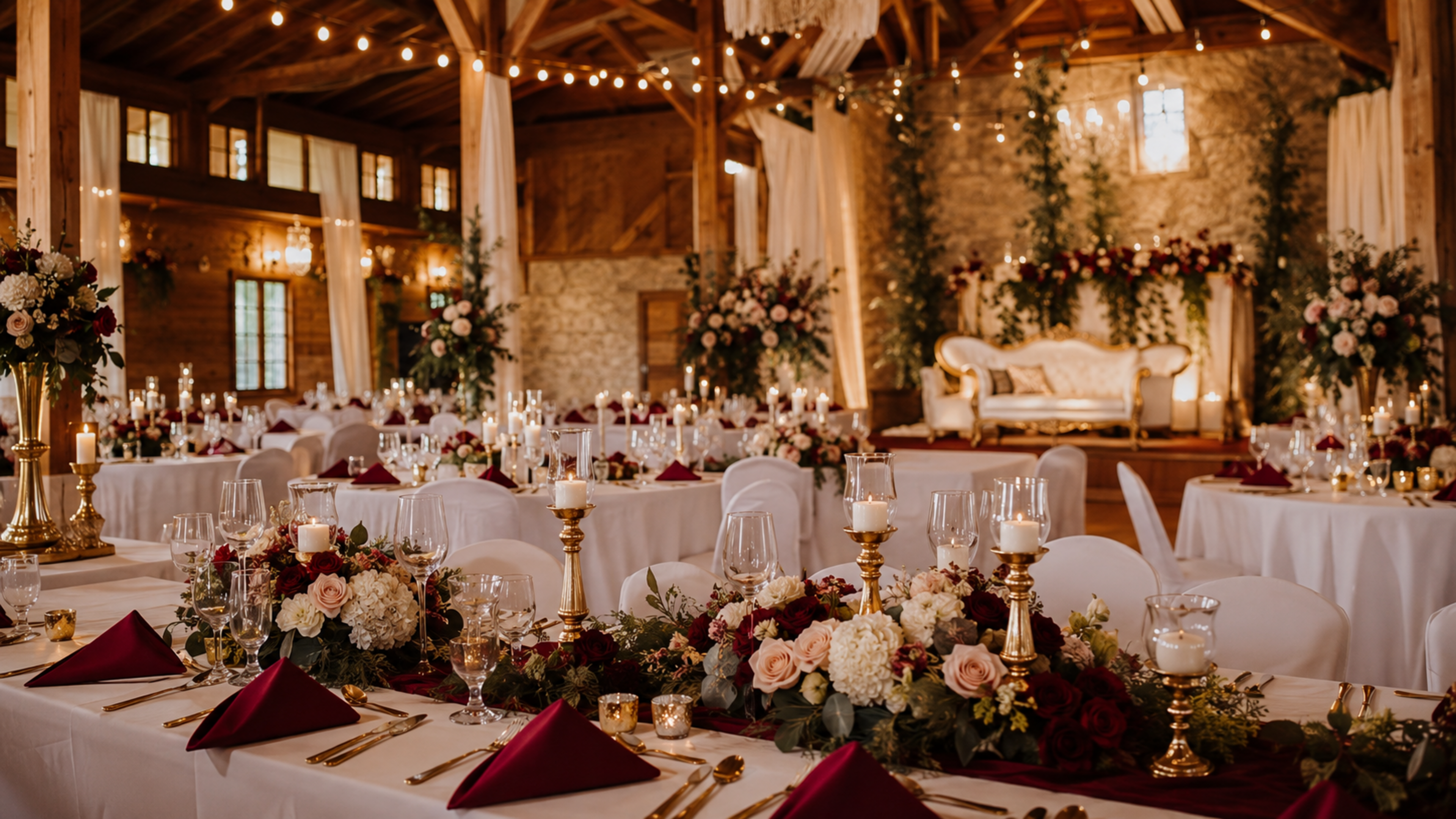 Outdoor and venue-ready area decoration inspiration
